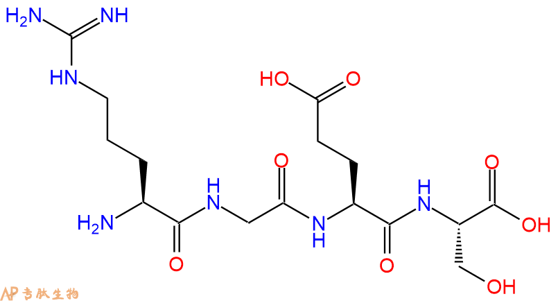 专肽生物产品四肽Arg-Gly-Glu-Ser93674-97-6