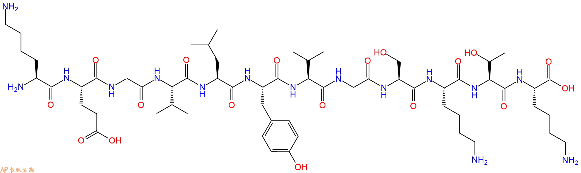 专肽生物产品α-突触核蛋白片段：α-Synuclein (34-45) (human)2170181-52-7