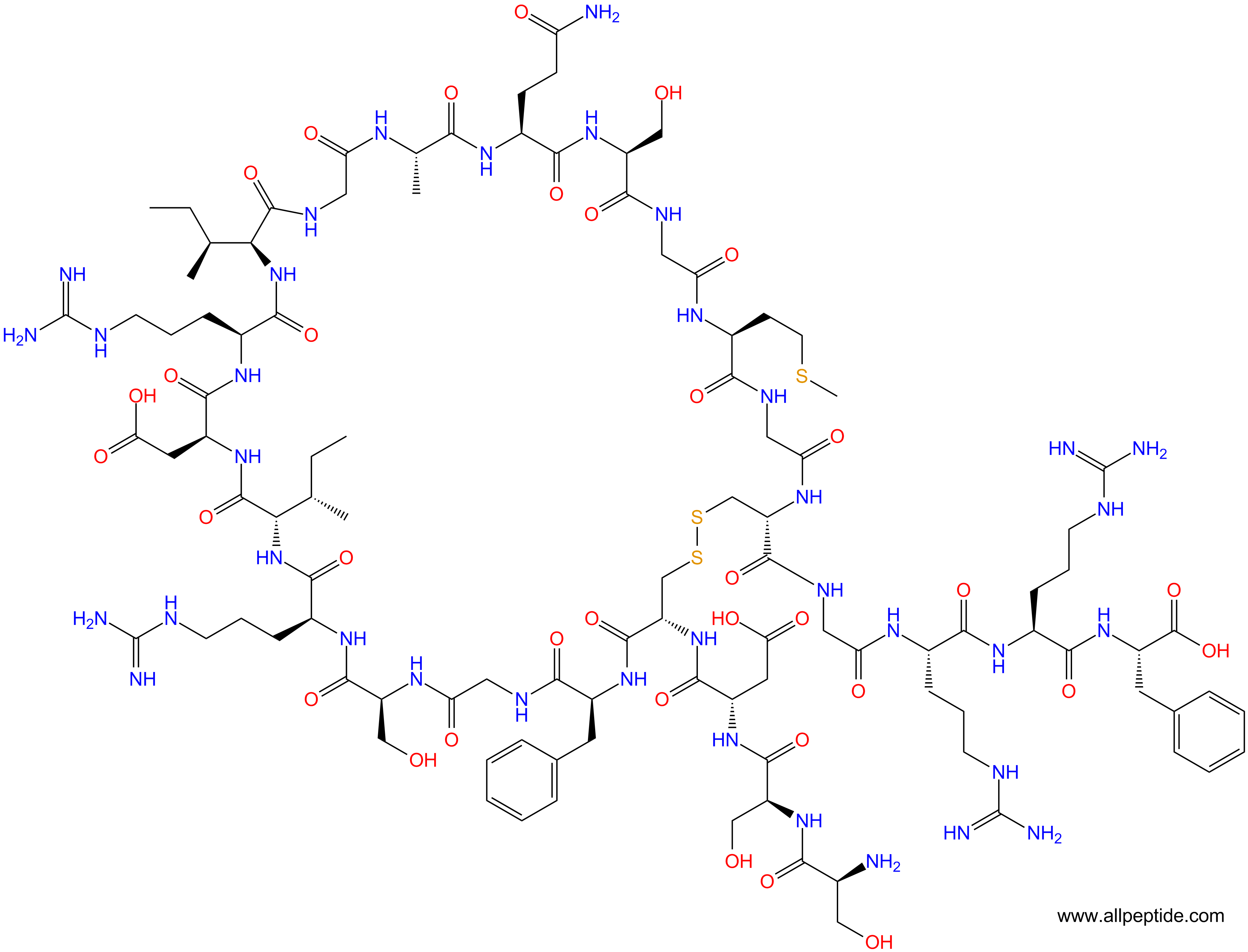 专肽生物产品Atrial Natriuretic Peptide (1-24), frog