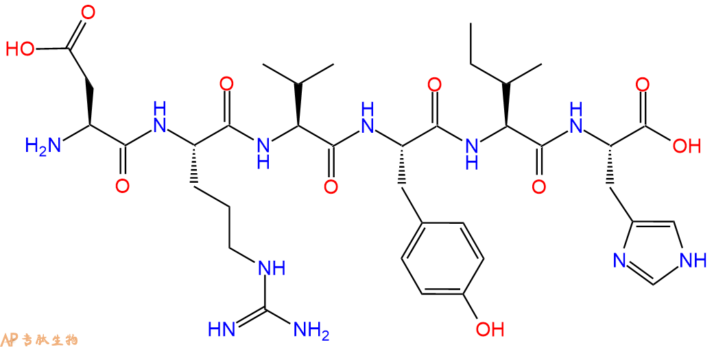 专肽生物产品血管紧张素Angiotensin I/II (1-6)47896-63-9