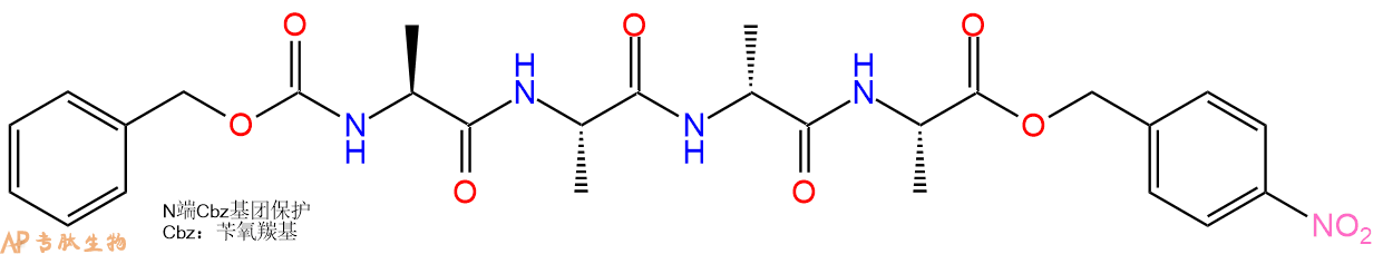 专肽生物产品四肽Cbz-Ala-Ala-DAla-Ala-pNB10145-60-5