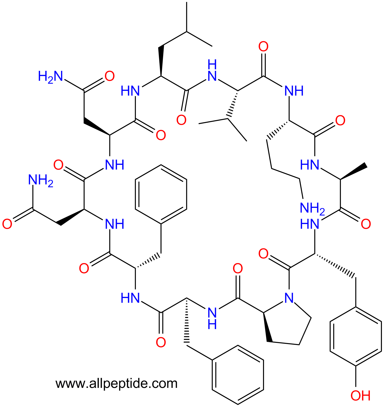 专肽生物产品cyclo(NLVOAdYPFdFN-)1235243-18-1