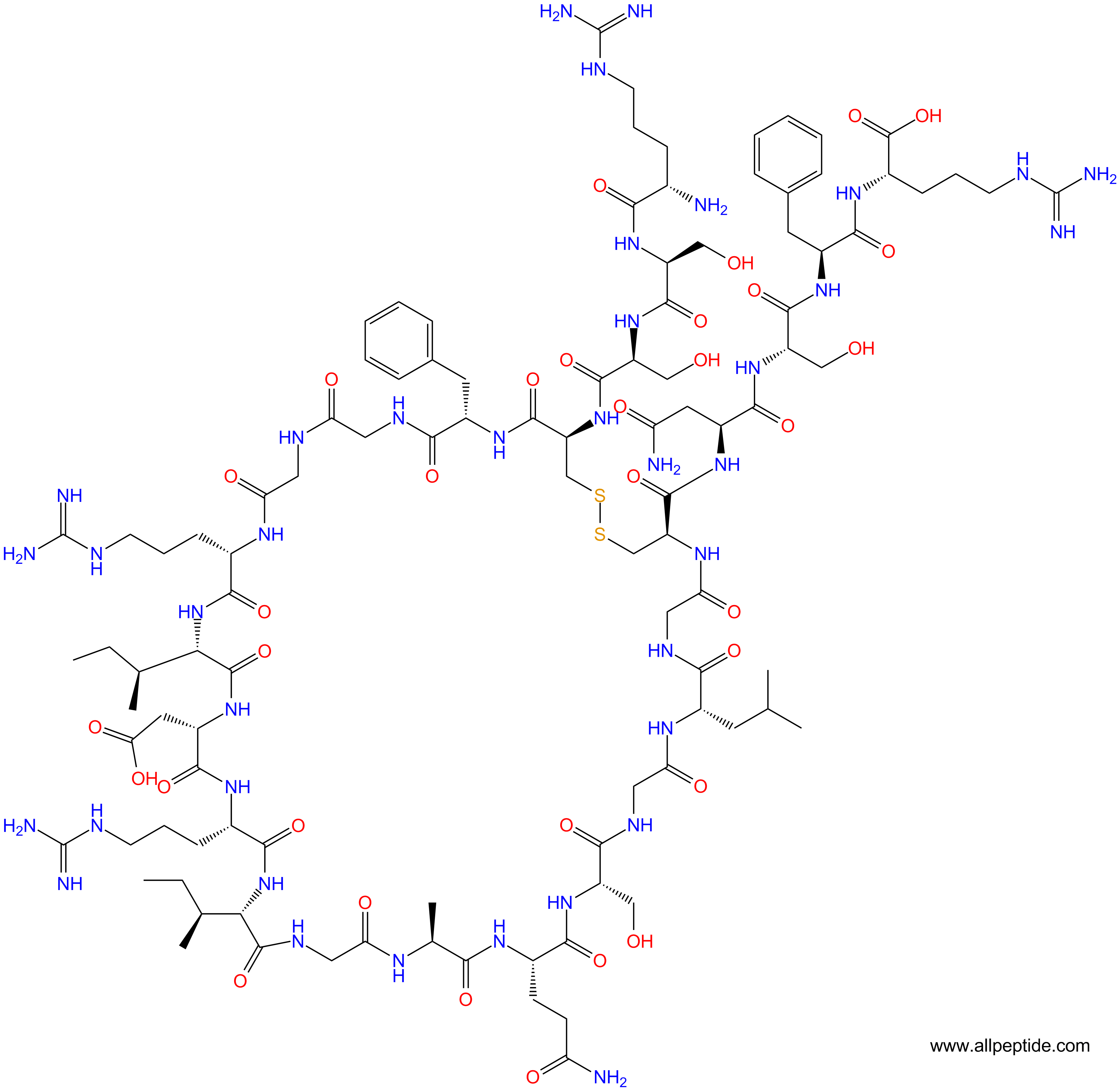 专肽生物产品Atrial Natriuretic Peptide (126-149), rat91421-87-3