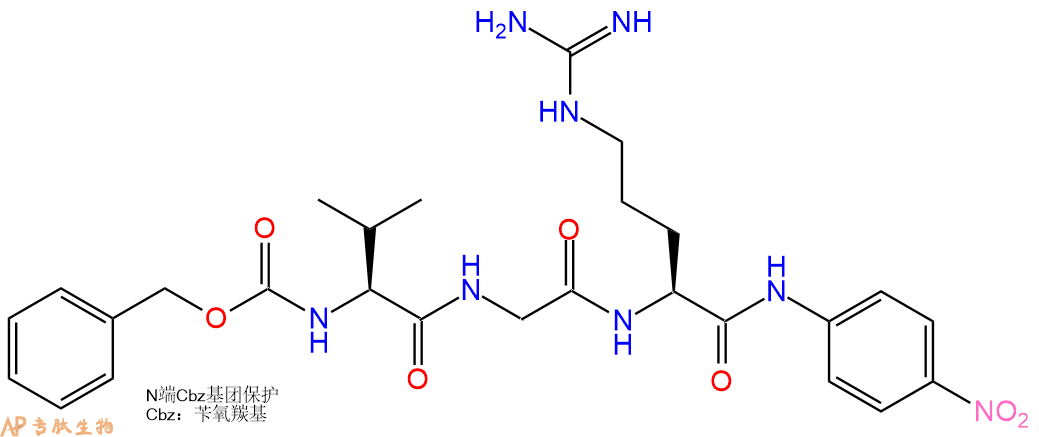 专肽生物产品标记肽Z-VGR-对硝基苯胺78333-16-1