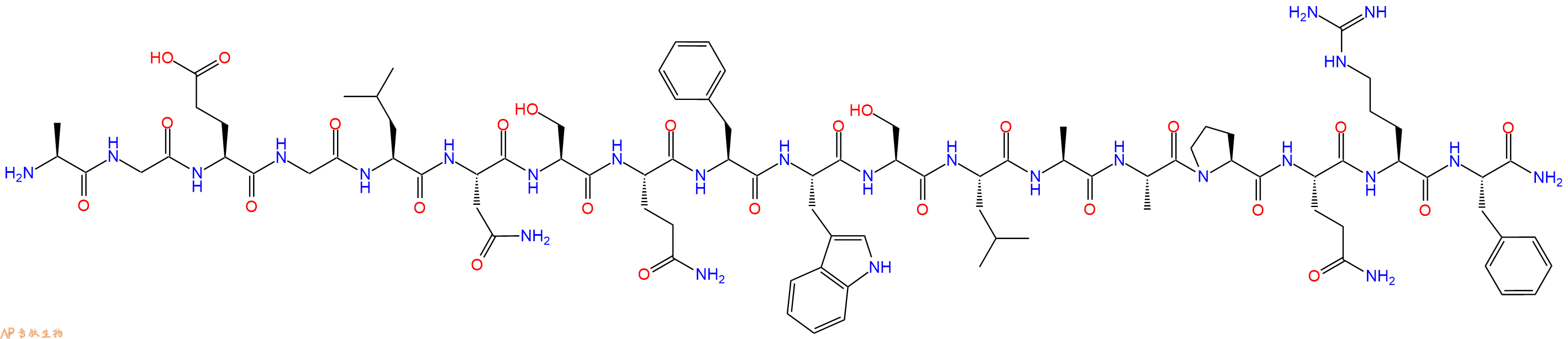 专肽生物产品神经肽AF、Neuropeptide AF (93-110), Human192387-38-5