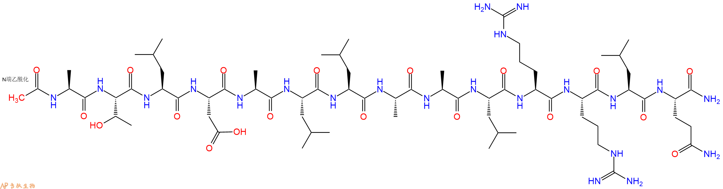 专肽生物产品Ac-NeurotrophinReceptor(368-381)amide, human