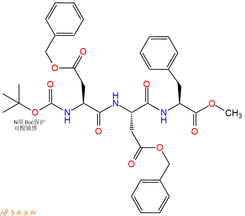 专肽生物产品三肽Boc-Asp(OBzl)-Asp(OBzl)-Phe--甲酯化114670-96-1