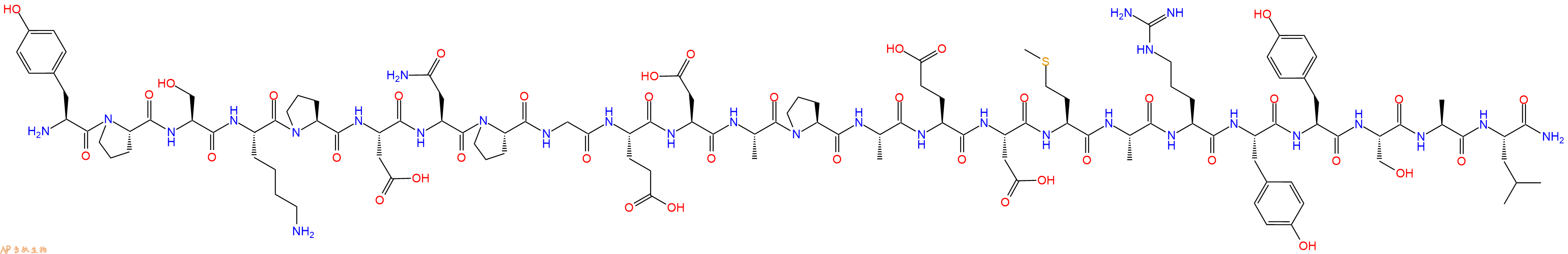 专肽生物产品神经肽Y Neuro Peptide Y(1-24), human131448-51-6