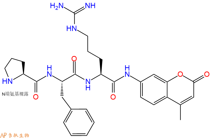 专肽生物产品激肽释放酶（KLK）底物：PFR-7-氨基-4-甲基香豆素65147-21-9