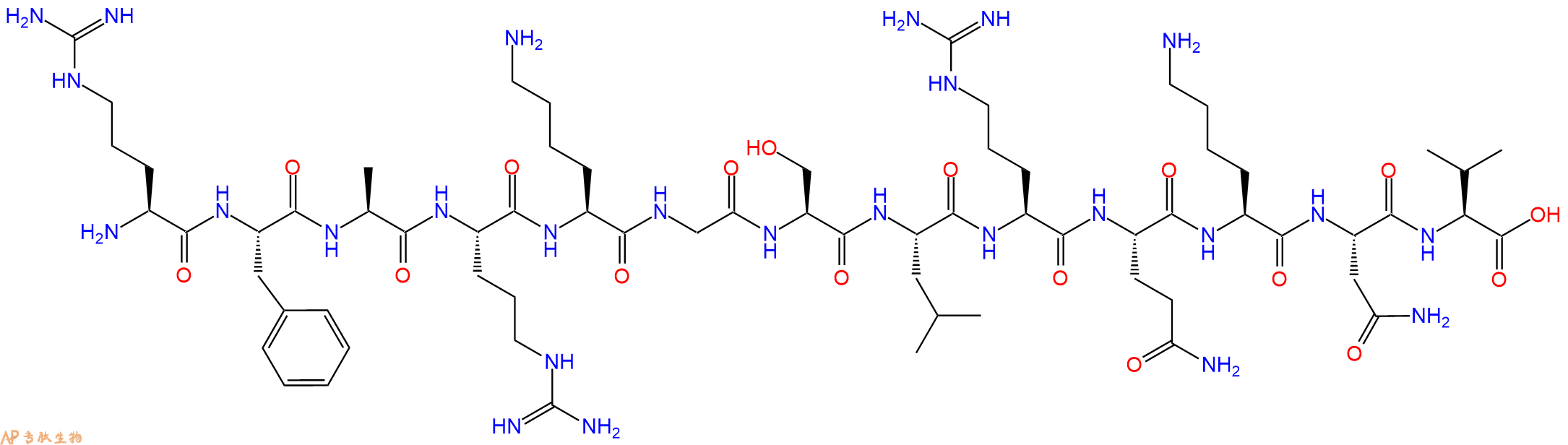 专肽生物产品蛋白激酶C片段 [Ser25] Protein Kinase C(19-31)136795-05-6