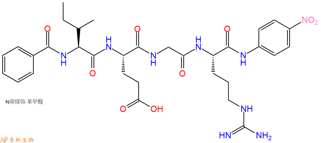 专肽生物产品激肽释放酶（KLK）底物：BZ-Ile-Glu-Gly-Arg-对硝基苯胺59068-47-2
