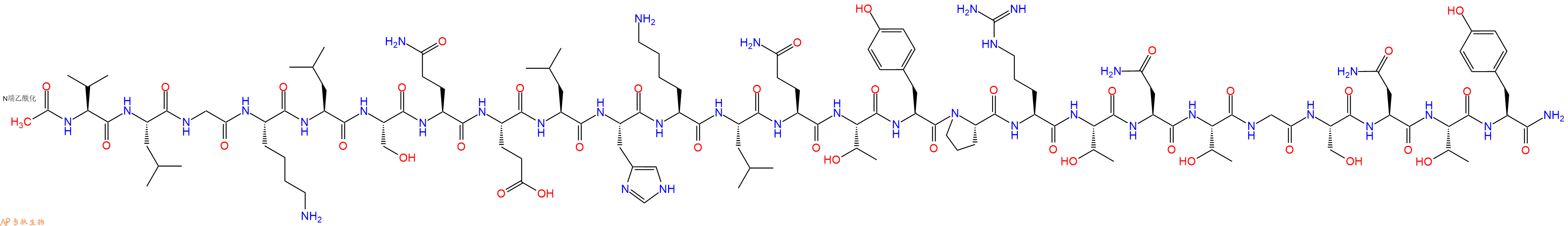 专肽生物产品Acetyl -(Asn30, Tyr32)-Calcitonin(8-32)(salmonI)151804-77-2