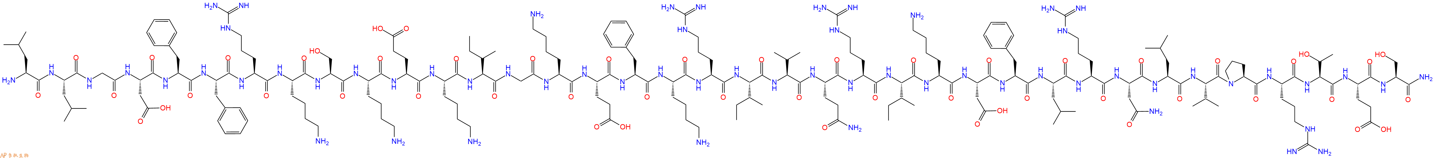 多肽生物产品LL-37，NH2597562-32-8