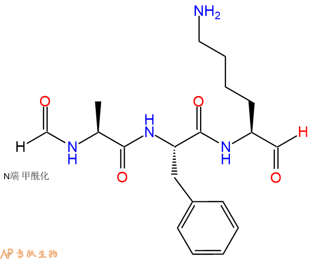 专肽生物产品醛肽 For-Ala-Phe-Lys-醛基化653603-73-7