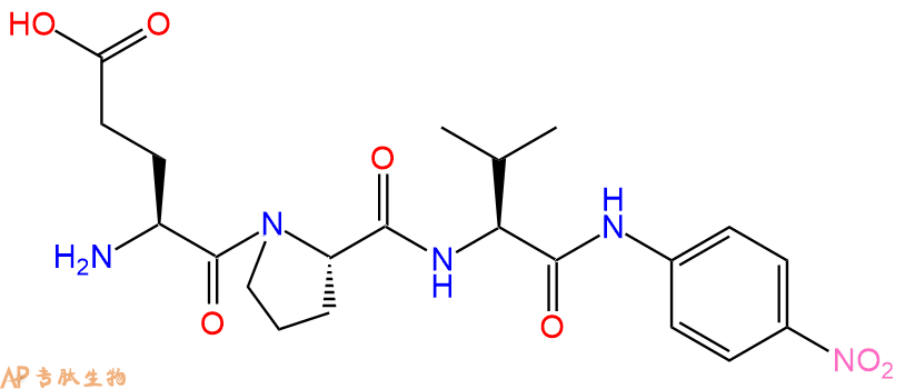 专肽生物产品标记肽H-Glu-Pro-Val-对硝基苯胺86190-22-9