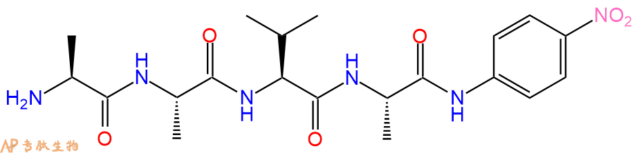 专肽生物产品四肽Ala-Ala-Val-Ala-对硝基苯胺102185-27-3