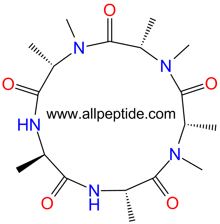 专肽生物产品环五肽cyclo(DAla-Ala-NMe-Ala-NMe-Ala-NMe-Ala)917988-04-6