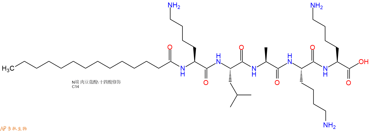 专肽生物产品肉蔻酰五胜肽-17、Myristoyl-Pentapeptide-17