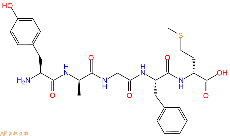 专肽生物产品[D-Ala2, D-Met5]-脑啡肽乙酸盐、[DAla2, D-Met5]-Enkephalin100929-58-6