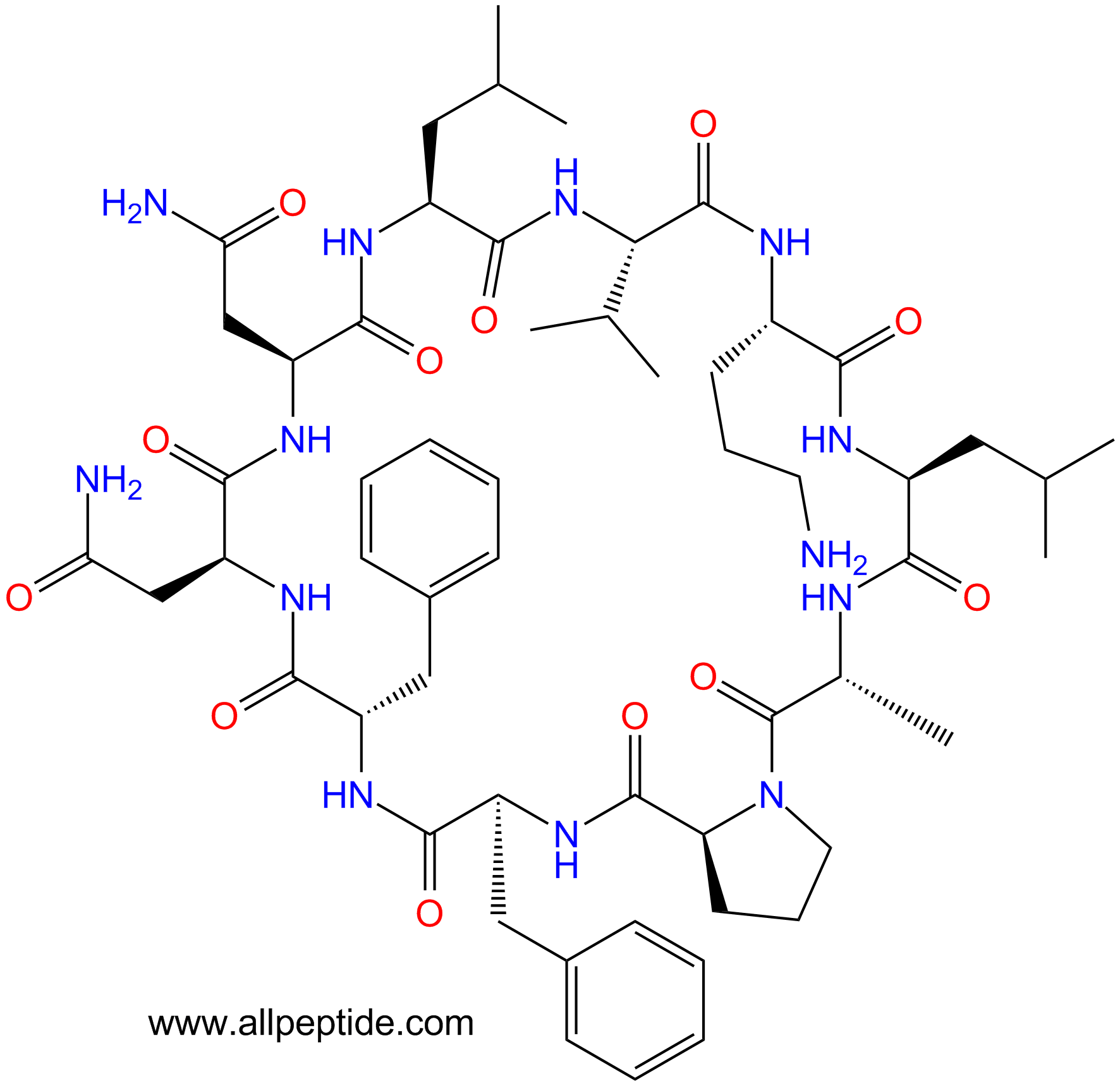 专肽生物产品cyclo(NLVOLdAPFdFN-)1235242-48-4