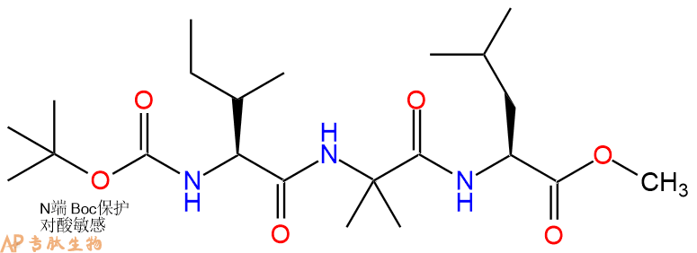 专肽生物产品三肽Boc-Ile-Aib-Leu--甲酯化952400-10-1