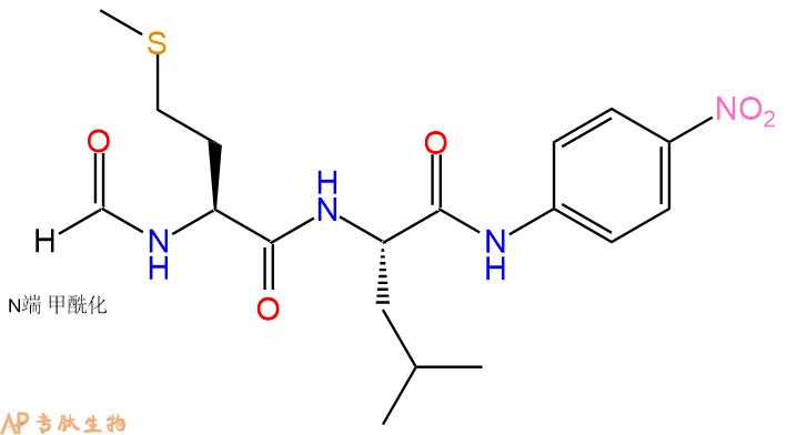 专肽生物产品二肽Peptide deformylase substrate：For-Met-Leu-对硝基苯胺111150-07-3