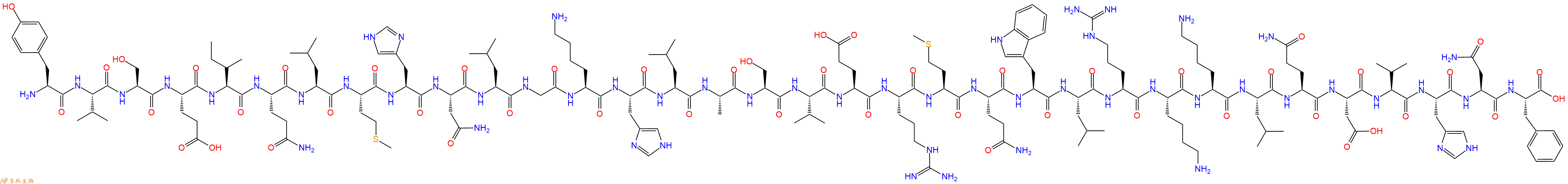 专肽生物产品[Tyr1]-Parathyroid Hormone(1-34), rat