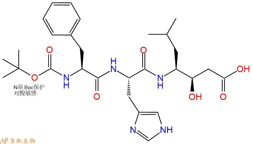 专肽生物产品三肽Boc-Phe-His-Sta92608-62-3