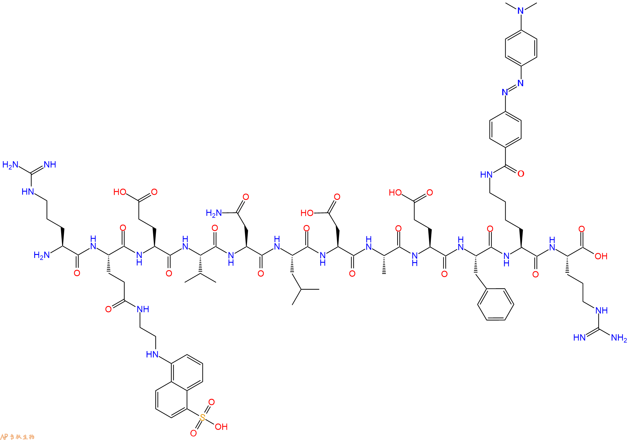 多肽生物产品Arg-Glu(Edans)-(Asn670, Leu671)-Amyloidb/A4 Protei310427-94-2