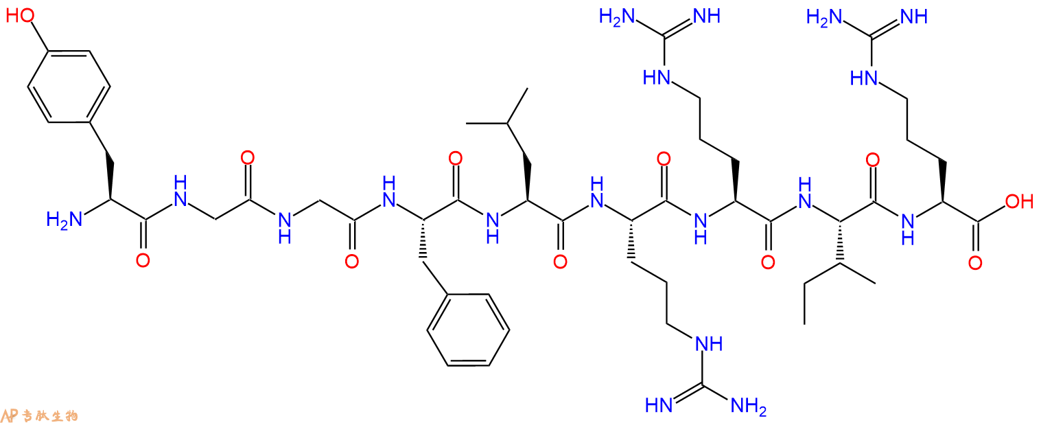 专肽生物产品强啡肽A(1-9)、Dynorphin A(1-9), porcine77259-54-2