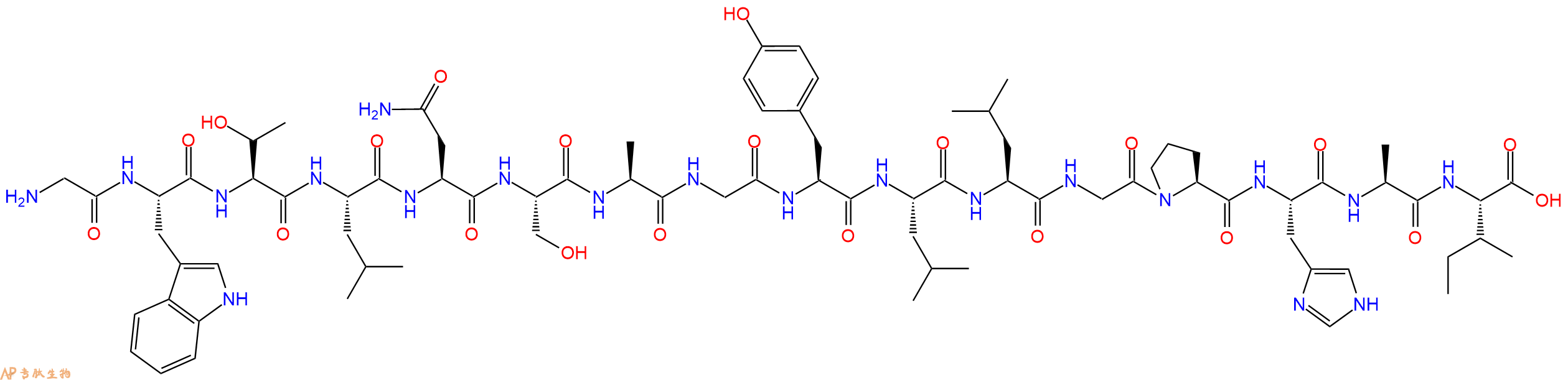 专肽生物产品甘丙肽Galanin (1-16), mouse, porcine, rat125118-77-6