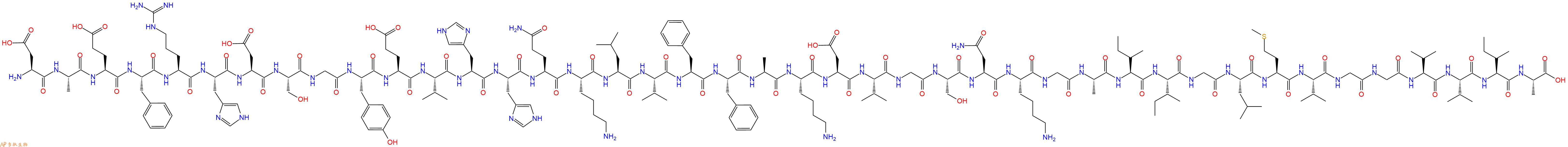 专肽生物产品淀粉肽(Lys²²)-Amyloid β-Protein (1-42)383200-59-7