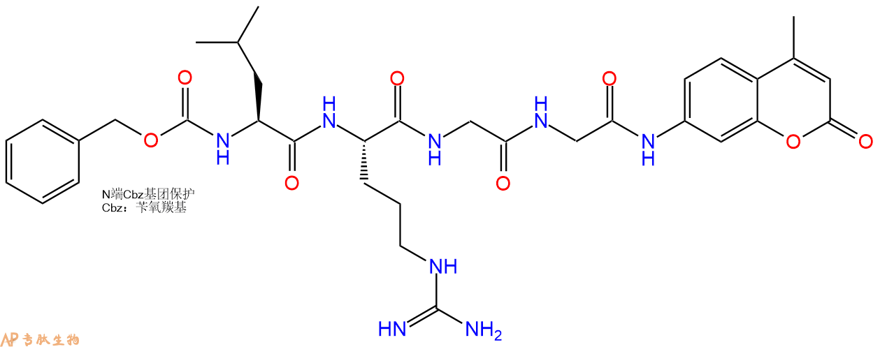 专肽生物产品标记肽Z-LRGG-7-氨基-4-甲基香豆素167698-68-2