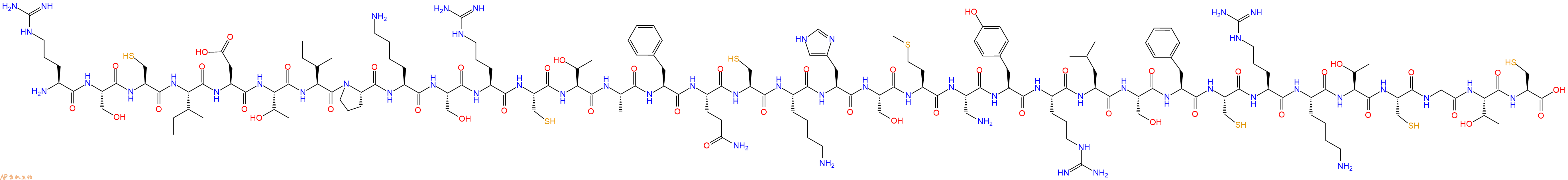 专肽生物产品(Dap22)-StichodactylahelianthusNeurotoxin(ShK)220384-25-8