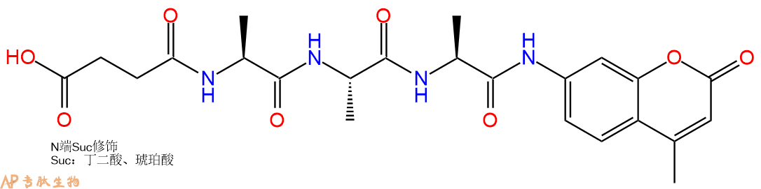 专肽生物产品三肽胰腺弹性蛋白酶底物73617-90-0