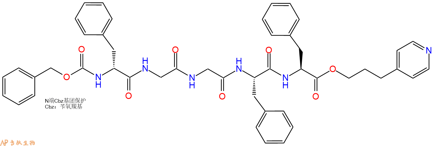 专肽生物产品五肽Cbz-DPhe-Gly-Gly-Phe-Phe-OP4P30820-06-5