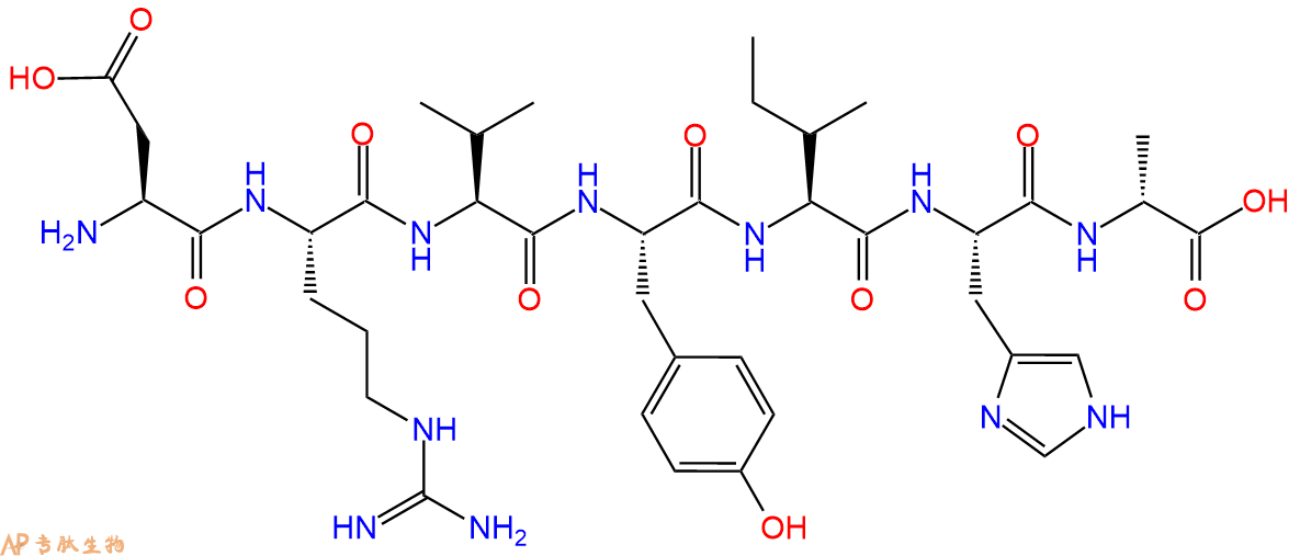 专肽生物产品七肽DRVYIH-DAla159432-28-7