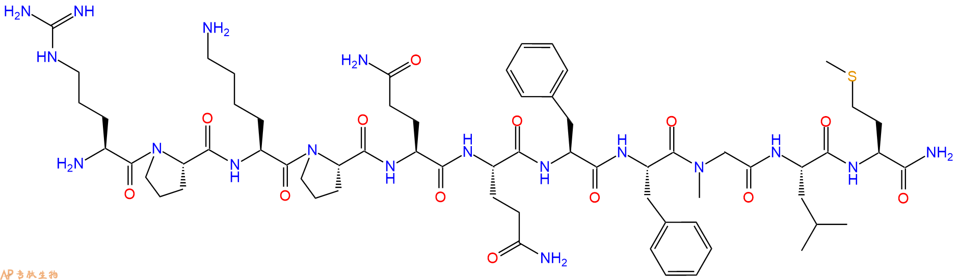 多肽生物产品[Sar9] Substance P77128-75-7