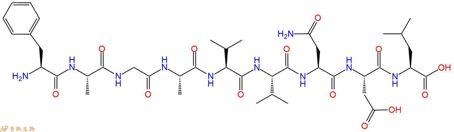 专肽生物产品Phe-Ala-Gly-Ala-Val-Val-Asn-Asp-Leu120372-17-0