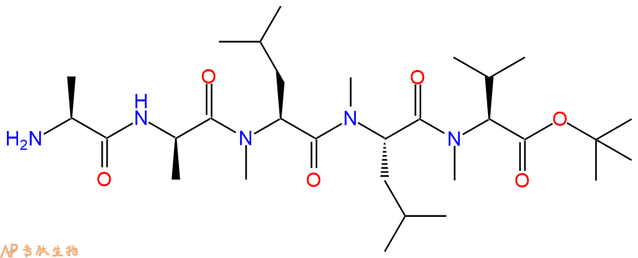 专肽生物产品五肽Ala-DAla-(NMe)Leu-(NMe)Leu-(NMe)Val-OtBu117194-60-2