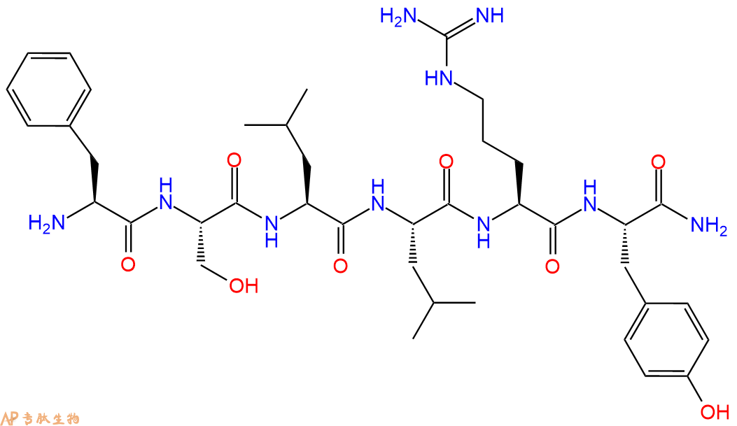 专肽生物产品蛋白酶激活受体2 (PAR2)抑制剂：[Phe1, Ser2, Tyr6]-Protease Activated Receptor-1(1-6)245329-02-6