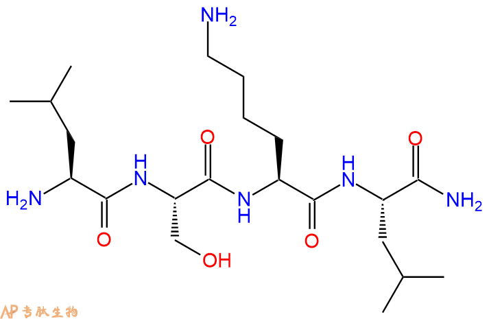 专肽生物产品血小板反应蛋白-I（TS-I）细胞结合结构域Leu-Ser-Lys-Leu-NH2283609-79-0
