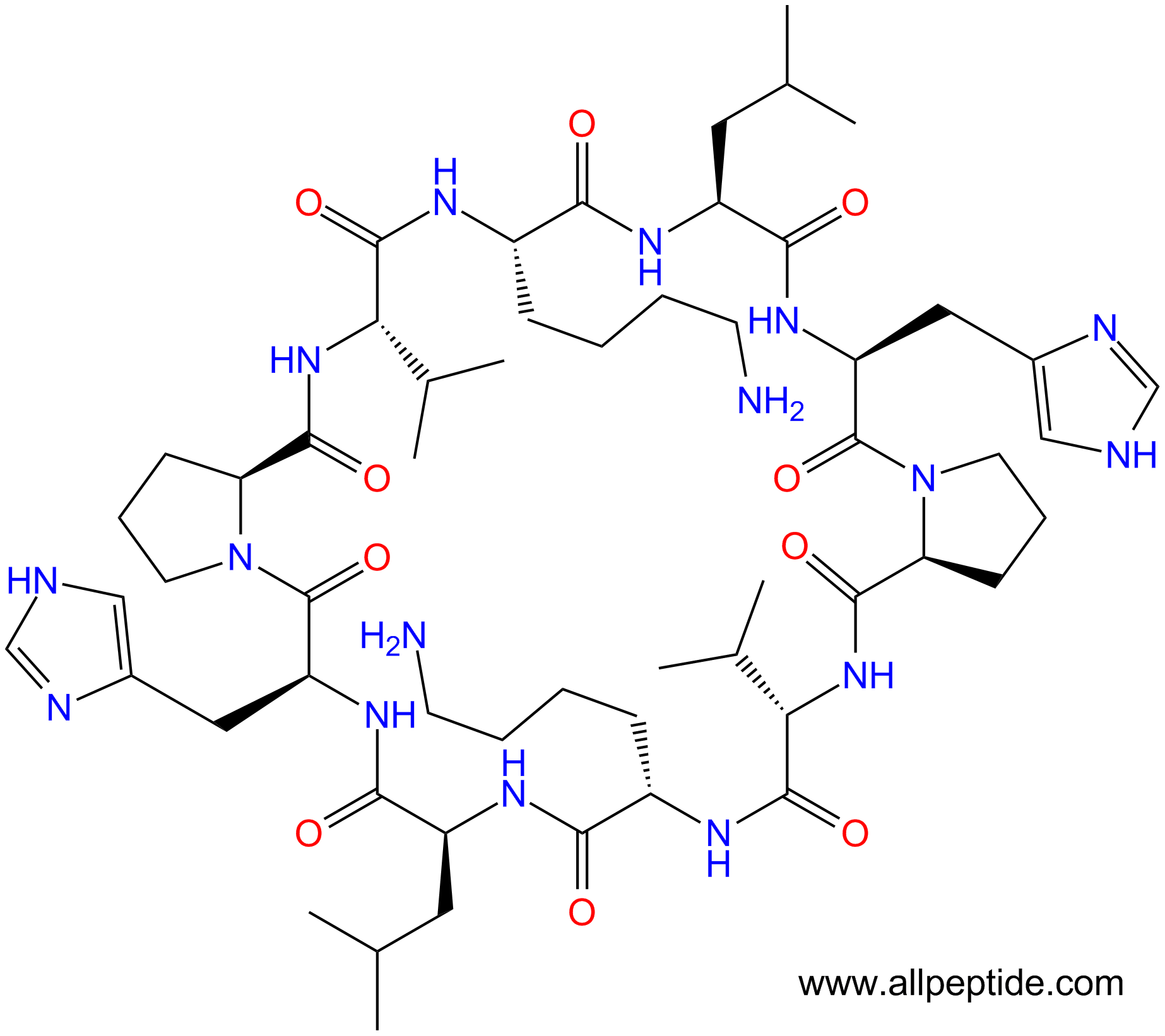专肽生物产品cyclo-(HN-VKLhPVKLhP-C=O)176658-88-1