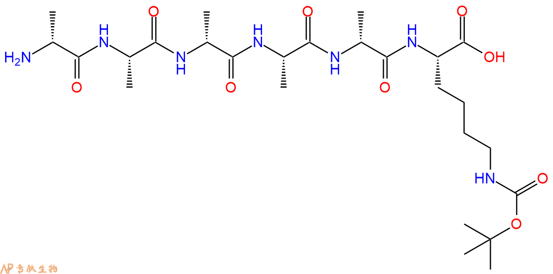 专肽生物产品六肽DAla-Ala-DAla-Ala-DAla-Lys(Boc)959924-67-5