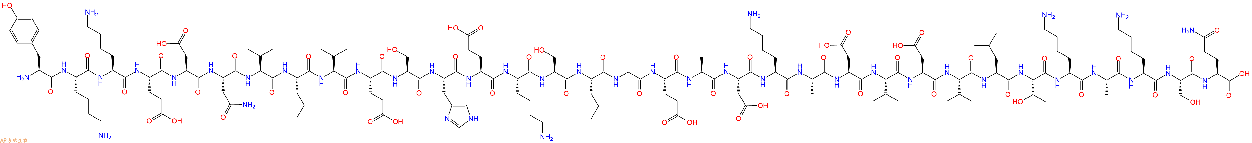 专肽生物产品甲状旁腺激素 (Tyr52, Asp76)-pTH(52-84)(human)84069-01-2