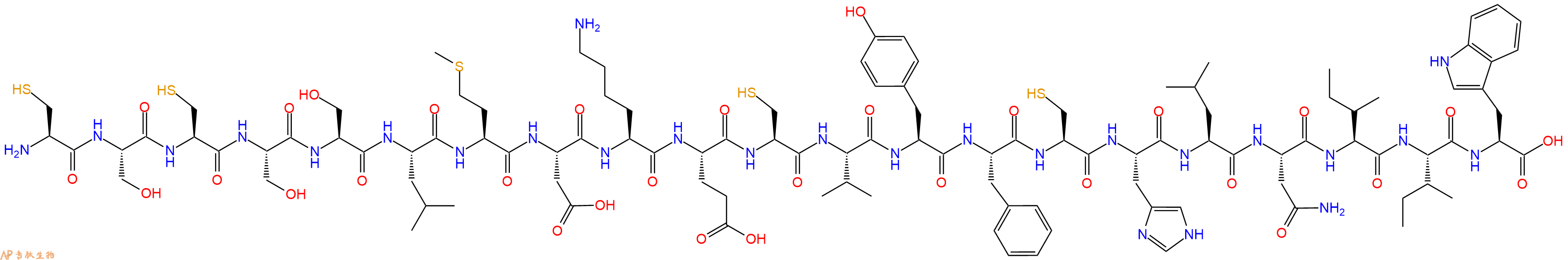 专肽生物产品[Asn18]Endothelin-1, human
