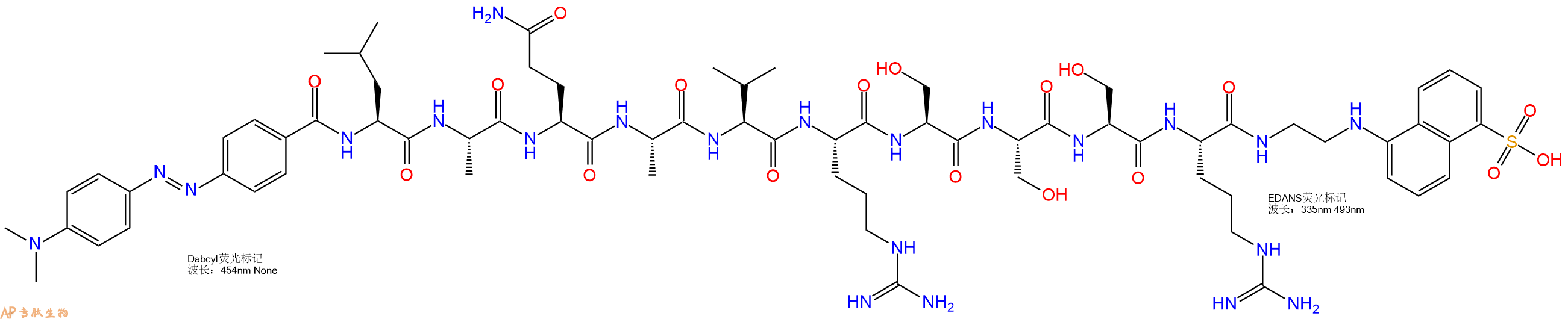 多肽生物产品ADAM17（肿瘤坏死因子转化酶）底物396716-14-6