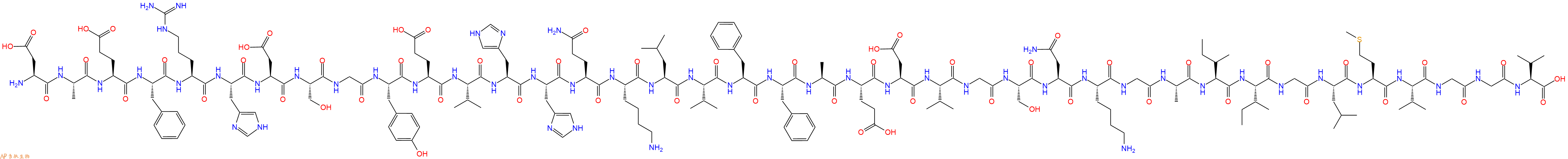 专肽生物产品淀粉肽Amyloid β-Protein (1-39)、Aβ1-39115427-62-8