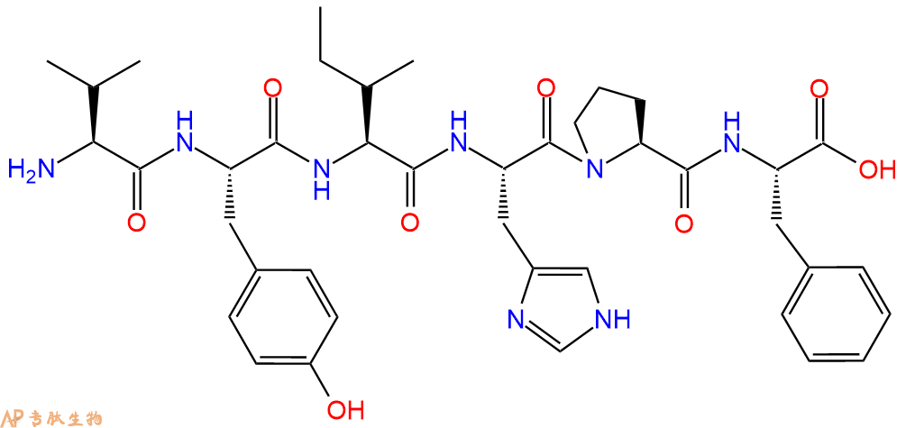 专肽生物产品血管紧张素AngiotensinI I(3-8), human12676-15-2/23025-68-5