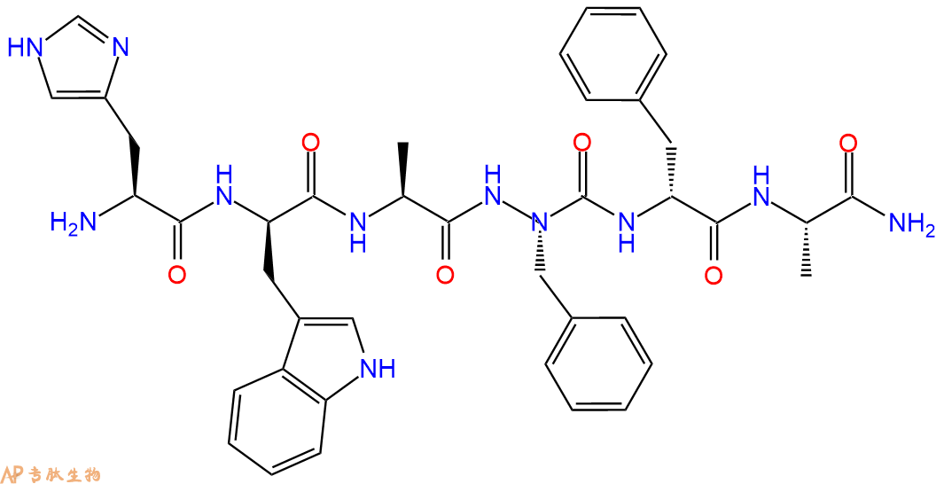 专肽生物产品六肽His-DTrp-Ala-azaPhe-DPhe-Ala-NH21093755-64-6